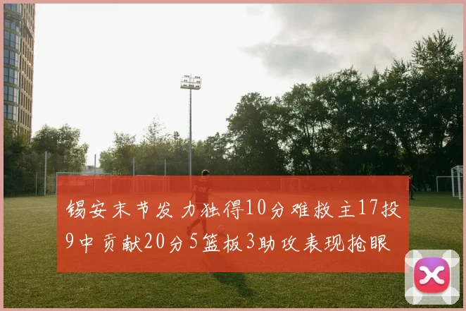锡安末节发力独得10分难救主17投9中贡献20分5篮板3助攻表现抢眼